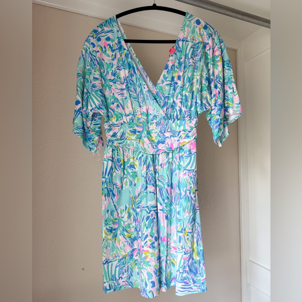 Lilly Pulitzer Parigi skort romper Blue Ibiza Cabana Cocktail